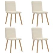 vidaXL Matstolar 4 st linnetyg