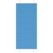 vidaXL Plisserad persienn blå 85x200 cm tyg bredd 84,4 cm polyester