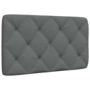 vidaXL Headboard Cushion Dark Grey 80 cm Fabric