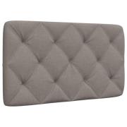 vidaXL Headboard Cushion Taupe 90 cm Fabric