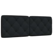 vidaXL Dyna till huvudgavel svart 120 cm tyg