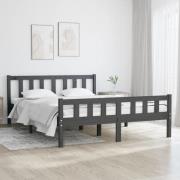 vidaXL Sängram massivt trä 140x190 cm