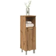 vidaXL Badrumsskåp artisan ek 30x30x95 cm konstruerat trä