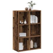 vidaXL Bokskåp/skänk gammalt trä 66x30x98 cm konstruerat trä