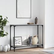 vidaXL Avlastningsbord grå sonoma 101x30,5x75 cm konstruerat trä