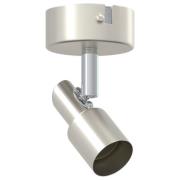vidaXL takspotlight 1-vägs justerbar borstad nickel GU10