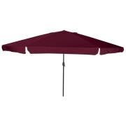 vidaXL Solparasoll ø395x245 cm Bordeaux