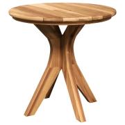vidaXL Trädgård Kaffebord Ø55x51 cm Massivt trä Teak