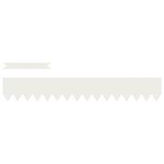 vidaXL Gräskanter 20 st Vita 100x0.5x15 cm Plast