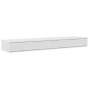 vidaXL Sänglådor Vita 150x36,5x16,5 cm Konstruerat trä