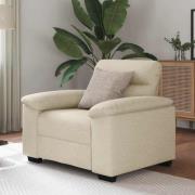 vidaXL Soffstol 60 cm linne