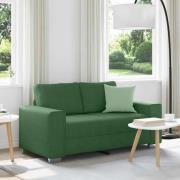 vidaXL Loveseat soffa djungelgrön 120 cm manchestertyg