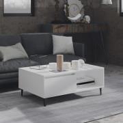 vidaXL Soffbord vit 90x60x35 cm konstruerat trä