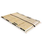 vidaXL Ribbotten utan madrass med 28 ribbor 7 zoner 100x200 cm