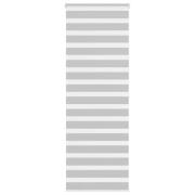 vidaXL Rullgardin zebra ljusgrå 90x200 cm tyg bredd 85,9 cm polyester