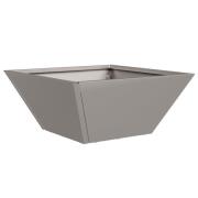 vidaXL Metallplanterare Väderbeständig stål 35 x 35 x 15 cm Hållbar