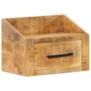 vidaXL Sängbord 40x30x30 cm Solid Trä Grovt Mango
