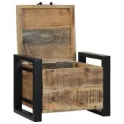 vidaXL Förvaringskistor 40x30x30cm Solid Mangoträ och Metall