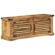 vidaXL Skobänk 110x38x45 cm Massivt Trä Grovt Mangoträ