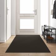 vidaXL Tvättbar Dörrmatta Svart 120x400 cm