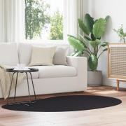 vidaXL Områdesmatta Svart 120x170 cm Polyester Halkfri