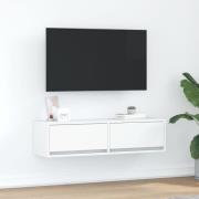 vidaXL TV-bänk vit 100x31x25,5 cm konstruerat trä