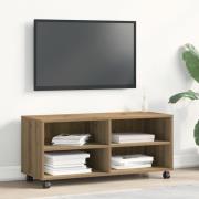 vidaXL TV-bänk artisan ek 90x35x35 cm konstruerat trä