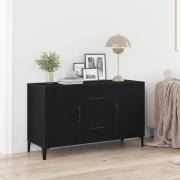 vidaXL Svart Ek Skåp - 100 x 36 x 60 cm - Tillverkat av Konstruerat Tr...