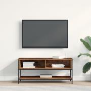 vidaXL TV-bänk återvunnet trä100x35x45 cm konstruerat trä och stål