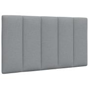 vidaXL Headboard Cushion "Hanko" Light Grey 90 cm Fabric