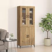 vidaXL Sideboard med väggskåp i Artisan-ek
