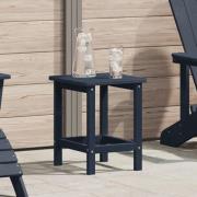 vidaXL Adirondack Sidobord Marinblå 38x38x46 cm HDPE