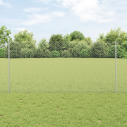 vidaXL Staketpinnar 22 st U-Kanal 120 cm Galvaniserat Stål