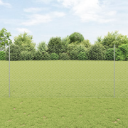 vidaXL Stängselstolpar 22 st U-Kanal 150 cm Galvaniserat stål