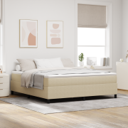 vidaXL Resårsäng ljusgrön King size 180x200 cm manchestertyg