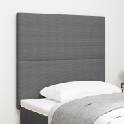 vidaXL Sänggavel Enkelt Design Ljusgrå 100 cm Manchestertyg