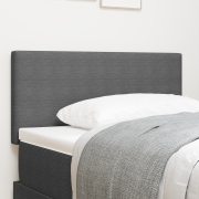 vidaXL LED Sänggavel Enkel Design Ljusgrå 100 cm Sammet