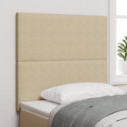 vidaXL LED Huvudgavel Belysning Grön Grå 100 cm Corduroy Tyg