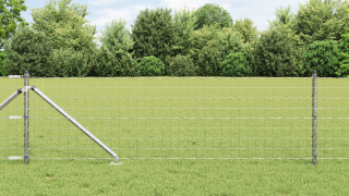 vidaXL Euro Fence med 13 spikposter 0.4x50 m galvaniserat stål