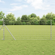 vidaXL Fältstaket 1x50 m Galvaniserat Stål
