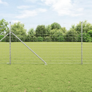 vidaXL Fältstängsel 1.4x25 m Galvaniserat Stål