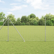 vidaXL Fältstängsel 1.6x25 m Galvaniserat Stål