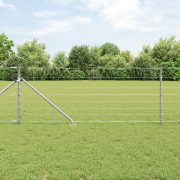 vidaXL Fältstängsel 0.8x100 m Galvaniserat stål