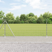 vidaXL Fältstängsel 1x25 m Galvaniserat Stål