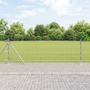 vidaXL Fältstängsel 0.8x50 m Galvaniserat stål