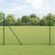 vidaXL Hexagon Stängsel Grön 1.5x50 m Stål