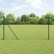 vidaXL Hexagonstaket Grå 1x50 m Stål