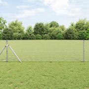 vidaXL Hexagon Stängsel 0,6x10 m Galvaniserat Stål