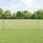 vidaXL Hexagonstängsel 0,6x100 m Galvaniserat stål