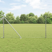 vidaXL Hexagon Staket 1x100 m Galvaniserat Stål